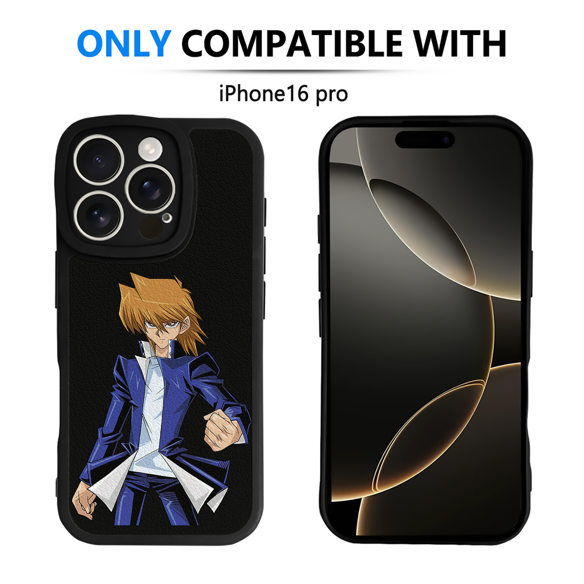 遊☆戯☆王 Yu-Gi-Oh! 【iPhone 16シリーズ対応】シリコンスマホケース（レザー調） 材質：シリコン